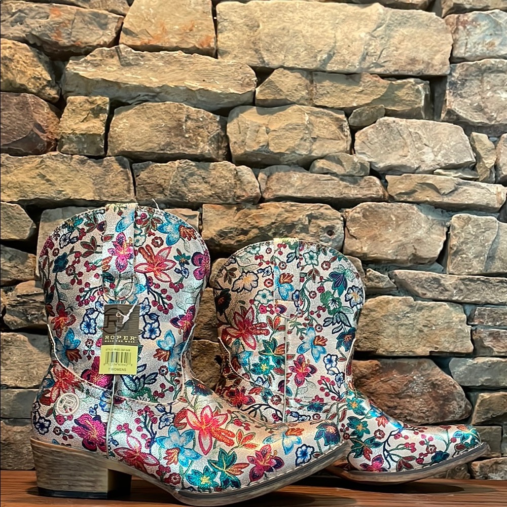 Roper Ingrid Women’s Floral Western Boots